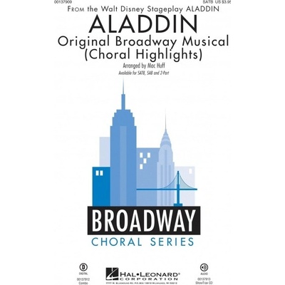 Aladdin Original Broadway Musical Choral Highlights pre zbor SATB