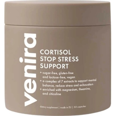 Venira cortisol stop stress support 60 kapslí