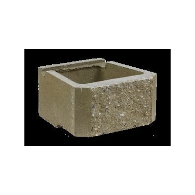 CUP STONE velký štípaný Žlutá