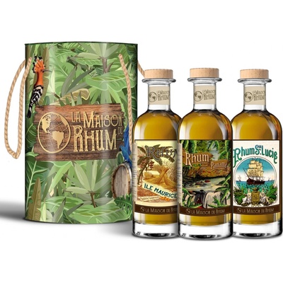 La Maison du Rhum Mini Bucket 45% 3 x 0,2 l (set)