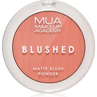 MUA Makeup Academy Blushed Powder Blusher Púdrová lícenka Misty Rose 5 g