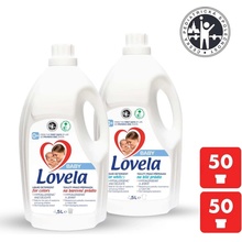 Lovela Baby tekutý prací přípravek na bílé 4,5 l + barevné prádlo 4,5 l 100 PD
