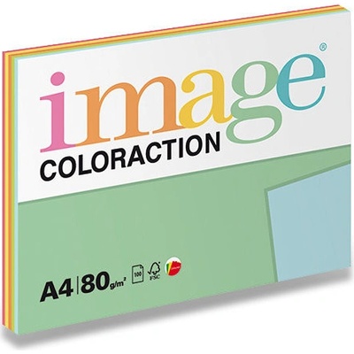 Image Coloration Barevný Papír A4 Mix Pastelových Barev