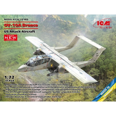 Bronco ICM North American Rockwell OV 10A US Attack Aircraft 1:72