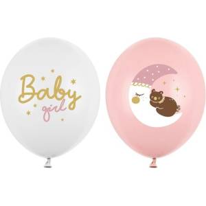 Party Deco Балони "Baby girl", 30 см, Комплект от 2 броя (SB14P-337-000)