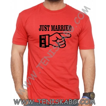 Image 1 of Fruit of the Loom Тениска - Just married her