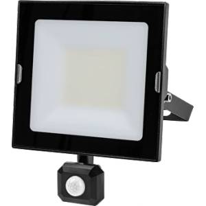 UltraLux Led ПРОЖЕКТОР slim pir СЕНЗОР ip44 220v-240v ac 120° 50w 4000k (spdr5040)