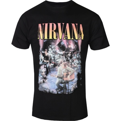 ROCK OFF дамска тениска Nirvana - Unplugged Photo - ROCK OFF - NIRVTS23LB