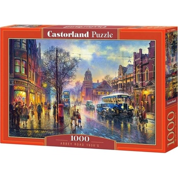 Castorland Abbey Road 1930’s 1000 pcs Пъзел 1000 броя Сгради (341398) (341398)