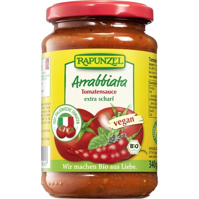 Rapunzel Rajčatová omáčka na těstoviny Arrabbiata 340 g