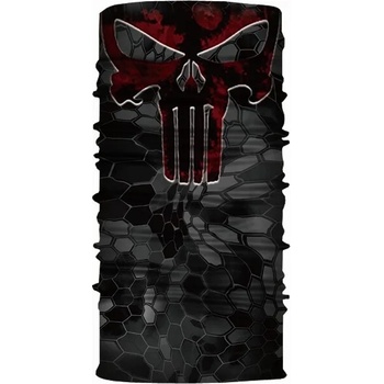 WARAGOD Värme многофункционален шал, Bloody Punisher Skull (WAR001906)