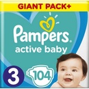 Plienky Pampers Active Baby 3 104 ks