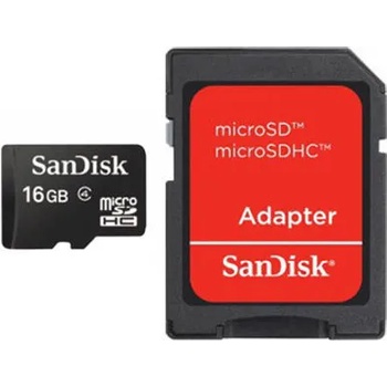 SanDisk microSDHC 16 GB C4 (SDSDQM-016G-B35A/C0637376)