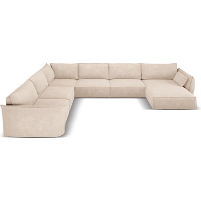 Mazzini Sofa Бежов ъглов диван (ляв ъгъл) Vanda - Mazzini Sofas (MAZ_UL_142_F1_VANDA2)