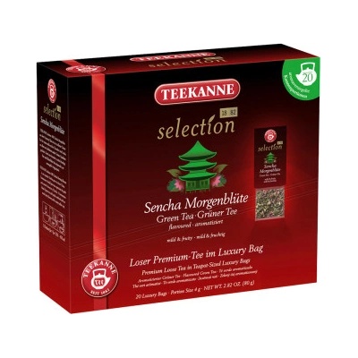 Teekanne Selection Sencha Morgenblüte čaj 20 x 4 g