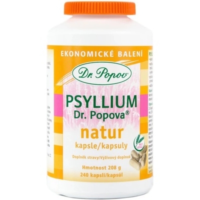 Dr. Popov Psyllium natur 120 kapsúl
