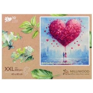 McQ by Alexander McQueen Alexander Wooden Puzzle Milliwood - Love is in the Air 200 pieces