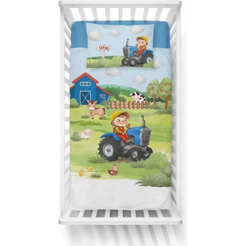 Detexpol obliečky Farma modrá 100 cm x 13540 x 60 cm