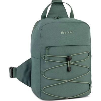 BestWay Taška přes rameno Urban Sling 40341-5800 grey green