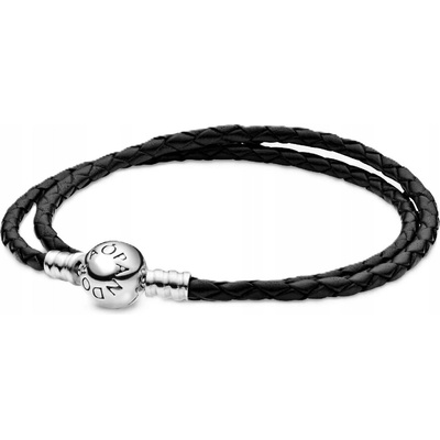 Pandora 590745CBK-D černo-stříbrný 38 cm