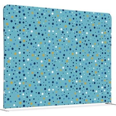 Jansen Display Oboustranný Modré puntíky 150 x 150 cm