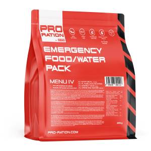 Adventure Menu Emergency food/water pack, Menu IV Цвят: червен