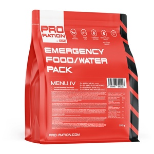 Adventure Menu Emergency food/water pack, Menu IV Цвят: червен