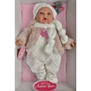 Antonio Juan Realistická miminko holčička Kika v zimním oblečku