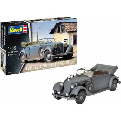REVELL Plastic ModelKit auto 03354 Typ 320 W142 Cabriolet 1:35