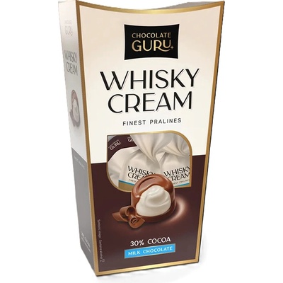Guru Whisky Cream hnědo-bílý design 120 g