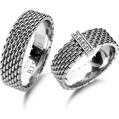 Bisaku Snubní Tenzin BIS BD22WG Stříbrná