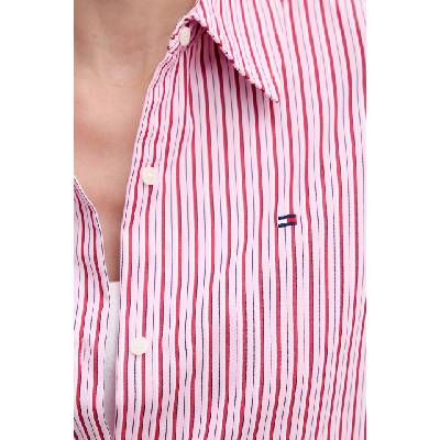 Tommy Hilfiger риза дамска от памук (WW0WW51155)