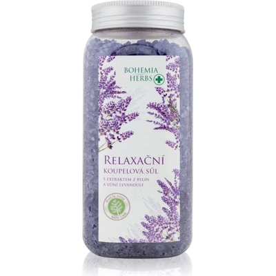 Bohemia Gifts Bohemia Herbs Lavender soľ do kúpeľa 900 g