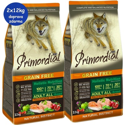 Primordial GF Adult Chicken Salmon 2 x 12 kg