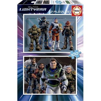 Educa Пъзел за деца Educa - Светлинна година, 2 х 100 части (EDU19316)