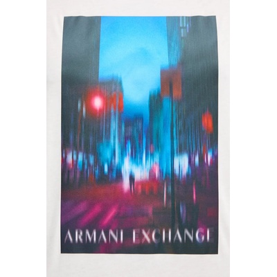 Памучна тениска Armani Exchange в бежово с апликация XM000058 AF10356 (XM000058.AF10356)