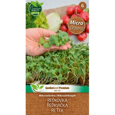 Semienka Mikrozelenina Reďkovka
