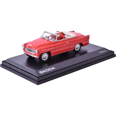 FOXtoys Škoda Felicia Roadster 1963 Vánoční edice časopis s modelem 1:43