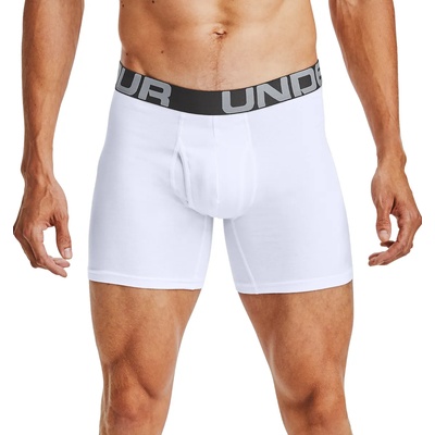 Under Armour Боксерки Under Armour Charged Boxer 6in 3er Pack Бял Velikost S