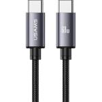 USAMS Кабел за данни USAMS U91 Type-C - Type-C, 100 см, ЗЕЛЕН SJ769USB01 (SJ769USB01)