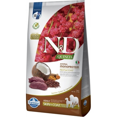 N&D Quinoa Dog Adult Medium & Maxi Skin & Coat Venison & Coconut 7 kg