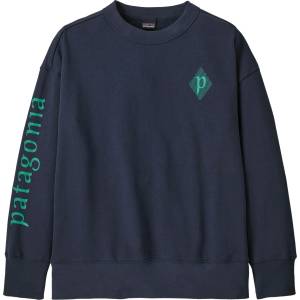 Patagonia Детски пуловер Patagonia Kid's Crew Sweatshirt Jumper - Hut Tripper: New Navy (704-5987-0412)