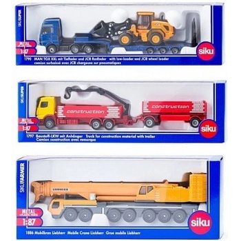 SIKU Super set 3 stavebných strojov B 1:50