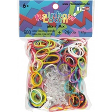 RAINBOW LOOM Original gumičky 600 kusov mix farieb