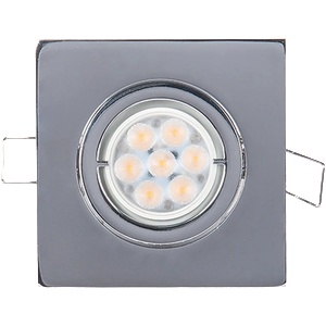 ELMARK Led МЕТАЛНА КВАДРАТНА ЛУНА high power 6w 2700-3000 (92s106ww/ch)