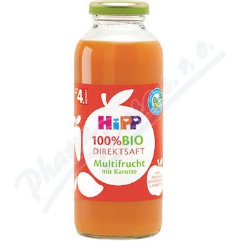 HiPP 100% Bio JUICE Ovocná šťáva s karotkou 330 ml