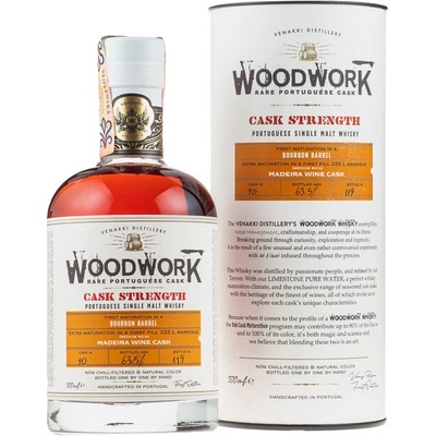 Venakki Distillery Woodwork Single Malt Whisky Madeira Cask (Medium Rich) Nº 10 63,5% 0,5 l (tuba)