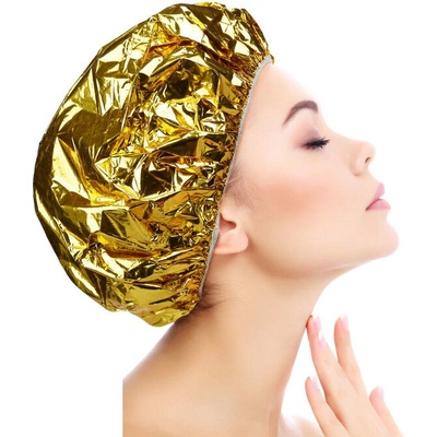 Efalock hliníková zlatá čiapka na trvalú na vlasy