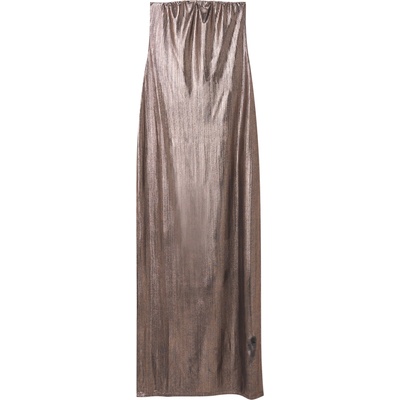 Pull&Bear Вечерна рокля бронз, размер M