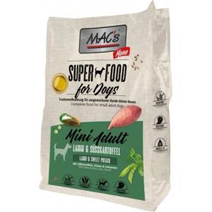 MAC's Monoprotein Mini Adult GRAIN FREE - суха храна с агнешко и сладък картоф за кучета от дребни породи 7 кг - Германия - 90590